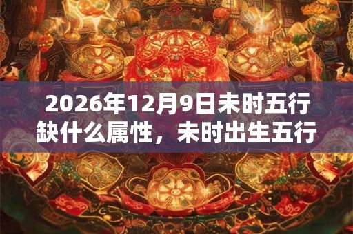 2026年12月9日未时五行缺什么属性，未时出生五行缺什么