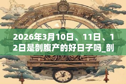2026年3月10日、11日、12日是剖腹产的好日子吗_剖腹产可以吗 2026年3月10日、11日、12日是剖腹产的好日子吗_剖腹产可以吗