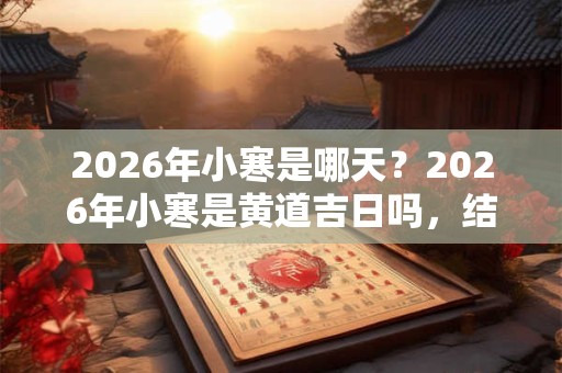 2026年小寒是哪天？2026年小寒是黄道吉日吗，结婚好吗？