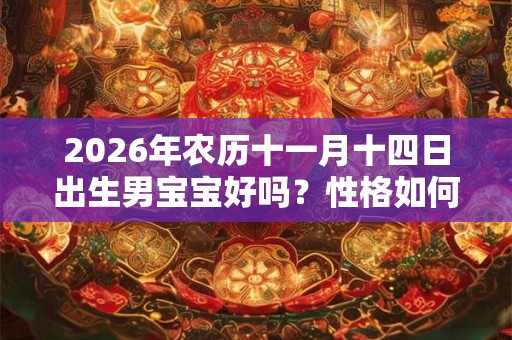 2026年农历十一月十四日出生男宝宝好吗？性格如何？
