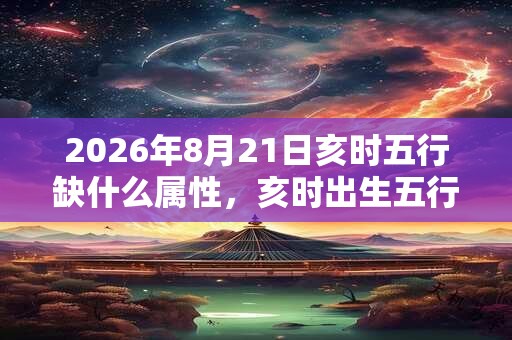 2026年8月21日亥时五行缺什么属性,亥时出生五行缺什么 2026年8月21日亥时五行缺什么属性,亥时出生五行缺什么
