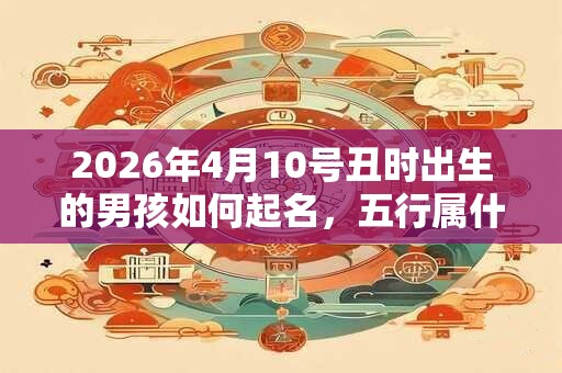 2026年4月10号丑时出生的男孩如何起名,五行属什么 2026年4月10号丑时出生的男孩如何起名,五行属什么