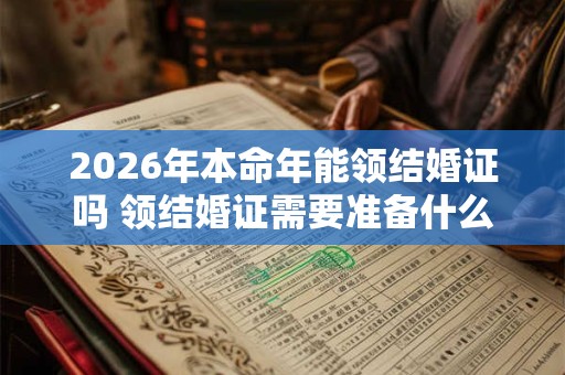 2026年本命年能领结婚证吗 领结婚证需要准备什么 2026年本命年能领结婚证吗 领结婚证需要准备什么
