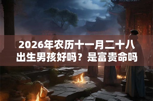 2026年农历十一月二十八出生男孩好吗？是富贵命吗？