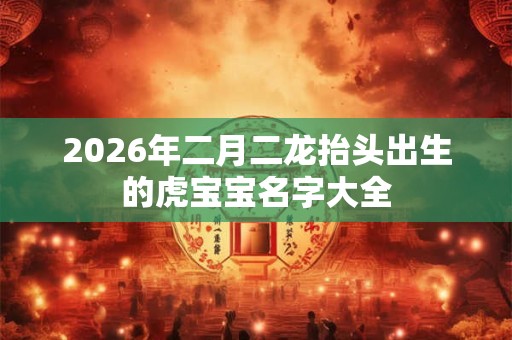 2026年二月二龙抬头出生的虎宝宝名字大全 2026年二月二龙抬头出生的虎宝宝名字大全