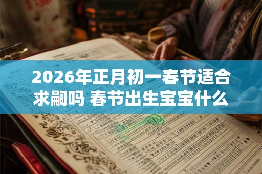 2026年正月初一春节适合求嗣吗 春节出生宝宝什么命