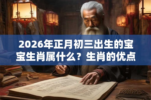 2026年正月初三出生的宝宝生肖属什么?生肖的优点有哪些? 2026年正月初三出生的宝宝生肖属什么?生肖的优点有哪些?