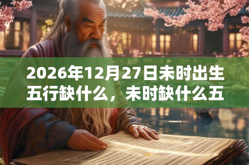 2026年12月27日未时出生五行缺什么,未时缺什么五行 2026年12月27日未时出生五行缺什么,未时缺什么五行