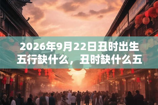 2026年9月22日丑时出生五行缺什么,丑时缺什么五行 2026年9月22日丑时出生五行缺什么,丑时缺什么五行