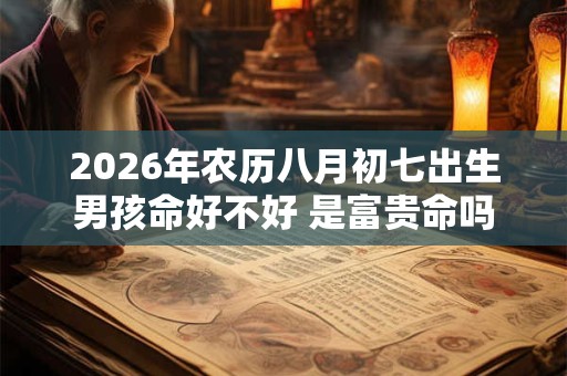 2026年农历八月初七出生男孩命好不好 是富贵命吗 2026年农历八月初七出生男孩命好不好 是富贵命吗