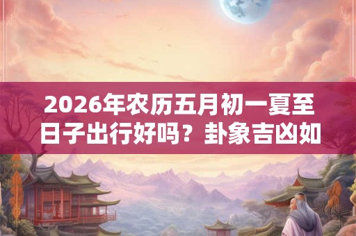 2026年农历五月初一夏至日子出行好吗?卦象吉凶如何? 2026年农历五月初一夏至日子出行好吗?卦象吉凶如何?