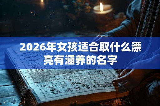 2026年女孩适合取什么漂亮有涵养的名字 2026年女孩适合取什么漂亮有涵养的名字