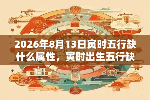 2026年8月13日寅时五行缺什么属性,寅时出生五行缺什么 2026年8月13日寅时五行缺什么属性,寅时出生五行缺什么