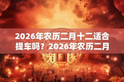 2026年农历二月十二适合提车吗？2026年农历二月提车吉日查询