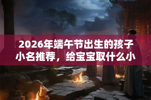 2026年端午节出生的孩子小名推荐，给宝宝取什么小名？