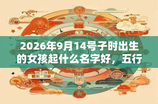 2026年9月14号子时出生的女孩起什么名字好,五行属什么 2026年9月14号子时出生的女孩起什么名字好,五行属什么