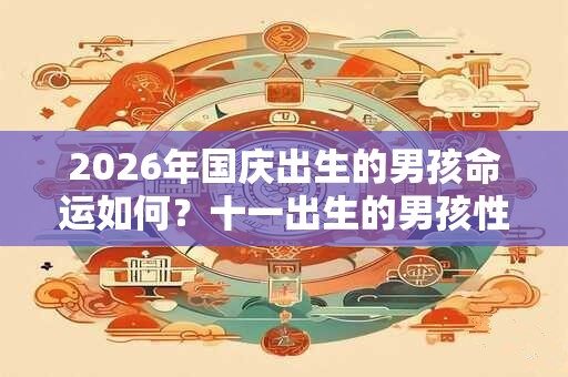 2026年国庆出生的男孩命运如何?十一出生的男孩性格怎么样? 2026年国庆出生的男孩命运如何?十一出生的男孩性格怎么样?