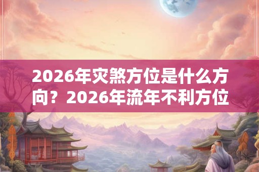 2026年灾煞方位是什么方向？2026年流年不利方位解析