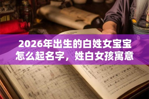 2026年出生的白姓女宝宝怎么起名字，姓白女孩寓意好的名字