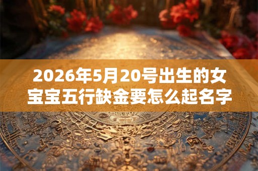 2026年5月20号出生的女宝宝五行缺金要怎么起名字