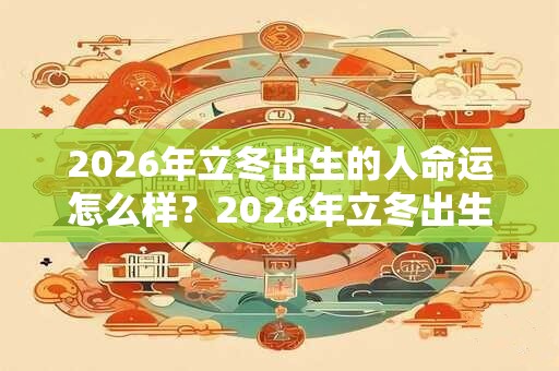 2026年立冬出生的人命运怎么样?2026年立冬出生的人五行论命 2026年立冬出生的人命运怎么样?2026年立冬出生的人五行论命