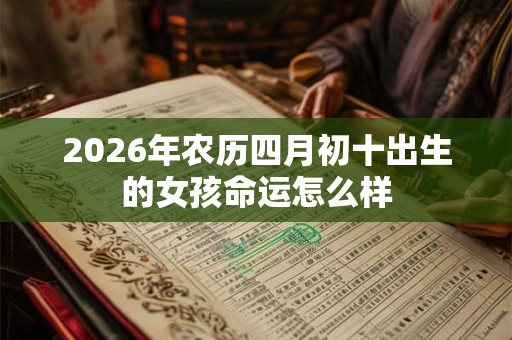 2026年农历四月初十出生的女孩命运怎么样