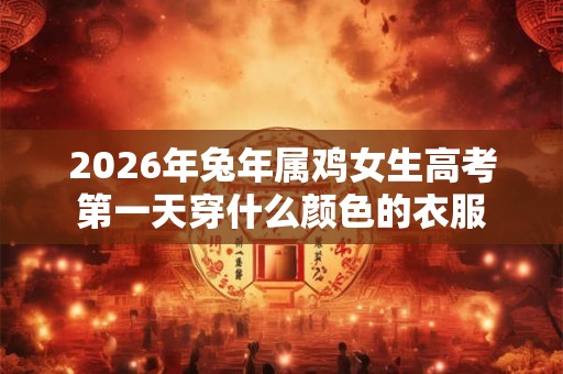 2026年兔年属鸡女生高考第一天穿什么颜色的衣服 2026年兔年属鸡女生高考第一天穿什么颜色的衣服