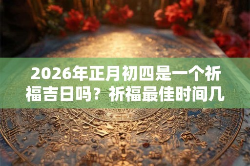 2026年正月初四是一个祈福吉日吗?祈福最佳时间几点? 2026年正月初四是一个祈福吉日吗?祈福最佳时间几点?