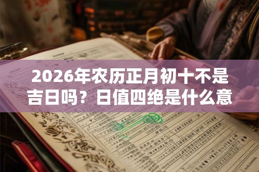 2026年农历正月初十不是吉日吗？日值四绝是什么意思？