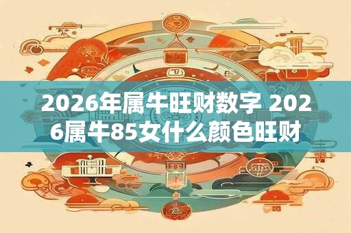 2026年属牛旺财数字 2026属牛85女什么颜色旺财