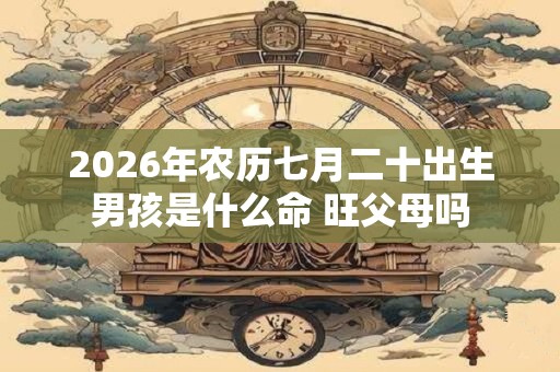 2026年农历七月二十出生男孩是什么命 旺父母吗