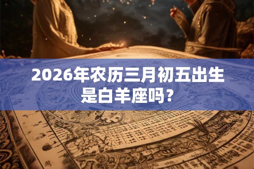 2026年农历三月初五出生是白羊座吗？