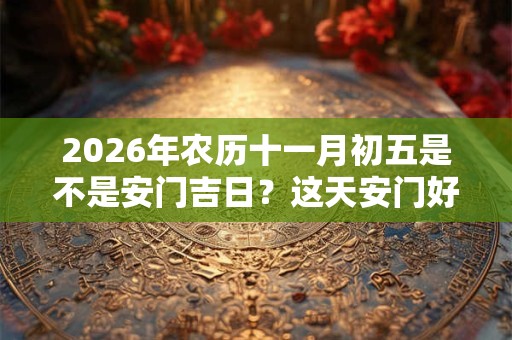 2026年农历十一月初五是不是安门吉日?这天安门好吗? 2026年农历十一月初五是不是安门吉日?这天安门好吗?