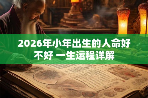 2026年小年出生的人命好不好 一生运程详解 2026年小年出生的人命好不好 一生运程详解