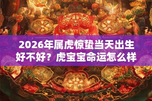 2026年属虎惊蛰当天出生好不好？虎宝宝命运怎么样？