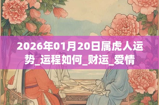 2026年01月20日属虎人运势_运程如何_财运_爱情 2026年01月20日属虎人运势_运程如何_财运_爱情