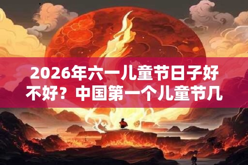 2026年六一儿童节日子好不好？中国第一个儿童节几月几号？
