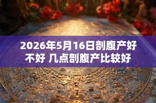 2026年5月16日剖腹产好不好 几点剖腹产比较好 2026年5月16日剖腹产好不好 几点剖腹产比较好