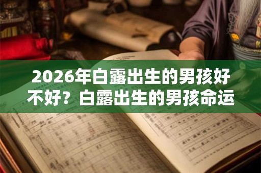 2026年白露出生的男孩好不好?白露出生的男孩命运分析 2026年白露出生的男孩好不好?白露出生的男孩命运分析