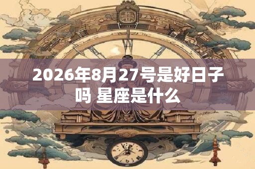 2026年8月27号是好日子吗 星座是什么