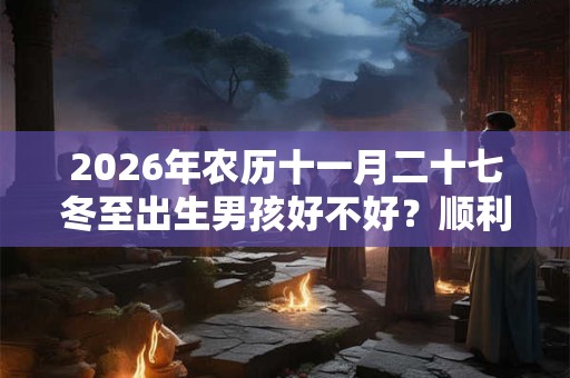 2026年农历十一月二十七冬至出生男孩好不好？顺利安康吗？