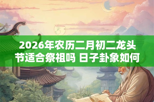 2026年农历二月初二龙头节适合祭祖吗 日子卦象如何