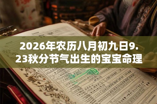 2026年农历八月初九日9.23秋分节气出生的宝宝命理解析! 2026年农历八月初九日9.23秋分节气出生的宝宝命理解析!