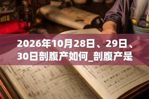 2026年10月28日、29日、30日剖腹产如何_剖腹产是吉日吗 2026年10月28日、29日、30日剖腹产如何_剖腹产是吉日吗