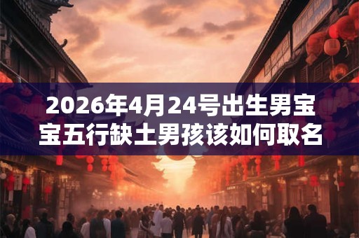 2026年4月24号出生男宝宝五行缺土男孩该如何取名 2026年4月24号出生男宝宝五行缺土男孩该如何取名