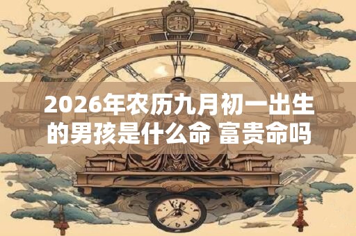 2026年农历九月初一出生的男孩是什么命 富贵命吗 2026年农历九月初一出生的男孩是什么命 富贵命吗
