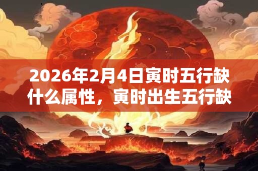 2026年2月4日寅时五行缺什么属性，寅时出生五行缺什么