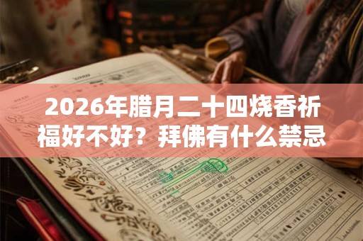 2026年腊月二十四烧香祈福好不好？拜佛有什么禁忌？