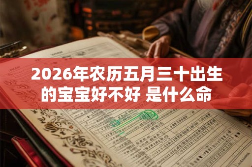 2026年农历五月三十出生的宝宝好不好 是什么命 2026年农历五月三十出生的宝宝好不好 是什么命