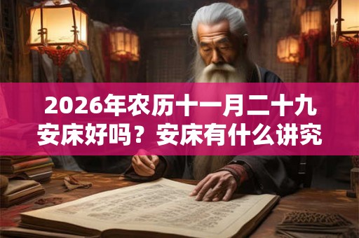 2026年农历十一月二十九安床好吗？安床有什么讲究？